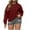 Wine, variant on Sweatshirt for Women Crewneck Pullover Solid Color Oversized 2025 Sweatshirt Casual Long Sleeve Sweatshirt Fall Outfits