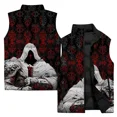 thumbnail image 2 of Chaleco de algodón grueso y fresco para hombre, chalecos de moda y versátiles para hombre, chaleco de moda con estampado de personajes para hombre, abrigos y ropa de viento frío, 2 of 5