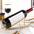 thumbnail image 3 of 2Pcs Wine Bottle Holder Metal Wine Rack for Countertop Storage Space Saving Wine Display Stand Decorative Home Decoration, 3 of 8