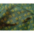 thumbnail image 4 of oneOone Silk Tabby Fabric Leaves & Floral Block Printed Fabric 1 Yard 42 Inch Wide, 4 of 4