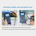 thumbnail image 4 of Owon Compact OWON HDS120 Handheld Multimeter with Oscilloscope - 1MHz Bandwidth, 5.0Msps Sampling Rate, 20000 Counts 2.8" LCD, Mini Oscilloscope in Black and Blue, Built-in 2600mAh Battery, 4 of 6