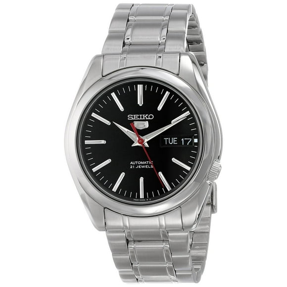 WATCH  SEIKO STAINLESS STEEL BLACK SILVER MAN  SNKL45K1