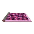 thumbnail image 2 of Ahgly Company Indoor Round Abstract Pink Contemporary Area Rugs, 5' Round, 2 of 4