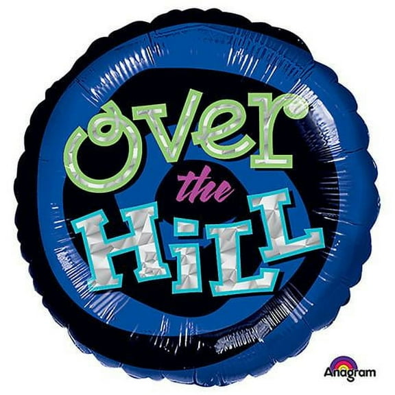 LOONBALLOON Birthday-over-the-hill Balloons, 18″ OH NO! OVER THE HILL
