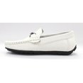 thumbnail image 3 of Boy's White Slip On Loafers Party Shoe By Easystride, 3 of 6