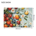 thumbnail image 4 of Yayeee Bath Rugs for Bathroom Floor Set of 2 Non Slip Fluffy Soft Absorbent Mat, Red Tomatoes, 4 of 7