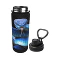 thumbnail image 2 of Fotbe Blue Viper Snake Pattern 18 Oz Sports Insulated Kettle Vacuum Cup Stainless Steel Travel Mug Cup Thermal Flask,Insulated Kettle for Cycling Gym Basketball Outdoor, 2 of 7