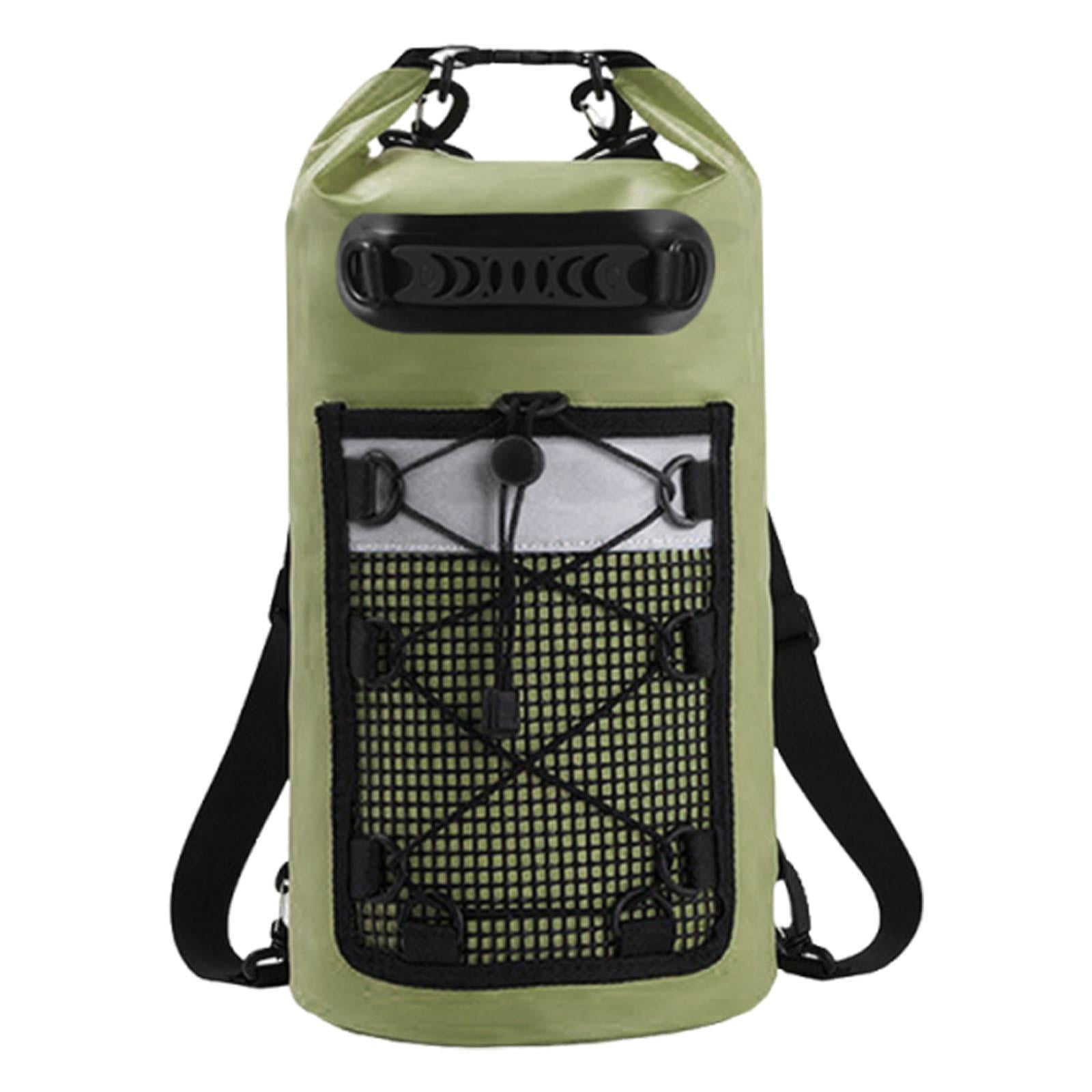 harayaa Dry Bag Comfortable Sturdy Keeps Gear Dry Large Capacity Lightweight Storage Bag Green