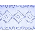 thumbnail image 1 of Ahgly Company Indoor Rectangle Solid Blue Modern Area Rugs, 8' x 10', 1 of 4