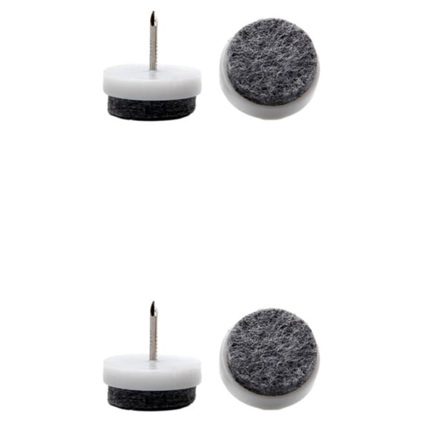Injueey 36X Nail-on Slider Furniture Pad Fieltro Deslizamiento ABS Alfombrillas Protección Type6 NO6