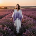 thumbnail image 5 of Hzzsbu Women's Gradient Color Cloak Cape Knit Shawl Vintage Ethnic Style Poncho, 5 of 7