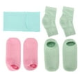 thumbnail image 2 of Moisturizing Socks Neck Wrap Set, Moisturizing Gel Socks Easy Absorption Oil Control Vitamin E Prevent Slipping  For Home, 2 of 8