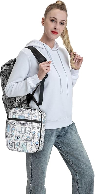 Funny Science Chemistry Lunch Box Insulated Soft Bag Reusable Cooler Bag For Women&Men&Work Picnic Hiking
