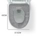 thumbnail image 3 of Toilet Seat Cover, Bathroom Soft Warm Washable Toilet Seat Cover Pillow, 3 of 5