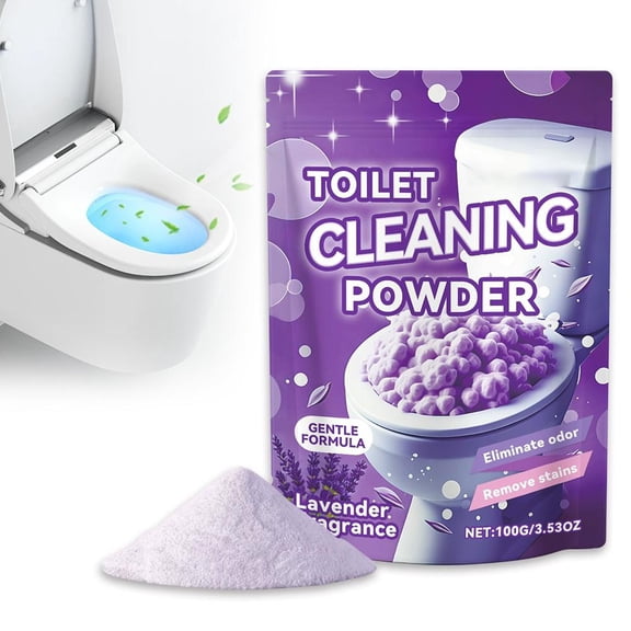 Toilet Cleaner Extremely Strong, Toilet Cleaning Foam 100g, Touch Free Foaming Toilets Cleaner, Instant Action Foam for Clean Toilets, Ensures Shine and Fresh Fragrance