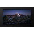 thumbnail image 2 of Zhang, Joshua 24x15 Black Modern Framed Museum Art Print Titled - Blood Moon Over Mt. Shuksan, 2 of 5