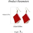 thumbnail image 6 of Funny Stackable Paper Book Drop Dangle Earrings for Women Gold-Toned Stack of Books Reading Dangling Fish Hook Earrings 3D Classic Librarian Graduation Teacher Student Back to School Jewelry, 6 of 11