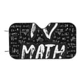 thumbnail image 7 of Balery I love Math Print Car Windshield Sun Shade,Windshield Sunshade for Car Pickup Truck SUV Accessories-Small, 7 of 7