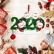 thumbnail image 5 of Matsuzay 2020 Venta caliente regalo de decoración de Navidad colgantes colgantes personalizados pandemia-fiesta social distanciamiento ornamento de Santa Kits de decoración para fiestas 3# Matsuzay HA000683-03B, 5 of 6