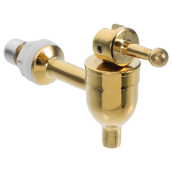 WHAMVOX Copper Beverage Dispenser Spigot Golden Replacement Tap for Home Use Compatible with 1215 mm Holes