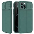 thumbnail image 1 of Funda protectora de lente de cámara deslizante para iPhone 14 13 12 11 Pro Max XR XS X 6 7 8 Plus Mini funda trasera suave de refrigeración con textura de cuero Tan Jianjun unisex, 1 of 2