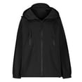 thumbnail image 4 of Veste Décontractée à Manches Longues pour Femmes avec Design à Empiècements et Fonction Interchangeable, Coupe-Vent et Imperméable, Idéale pour les Sports Extérieurs, les Trajets Quotidiens, la Randonnée et le Camping, 4 of 5