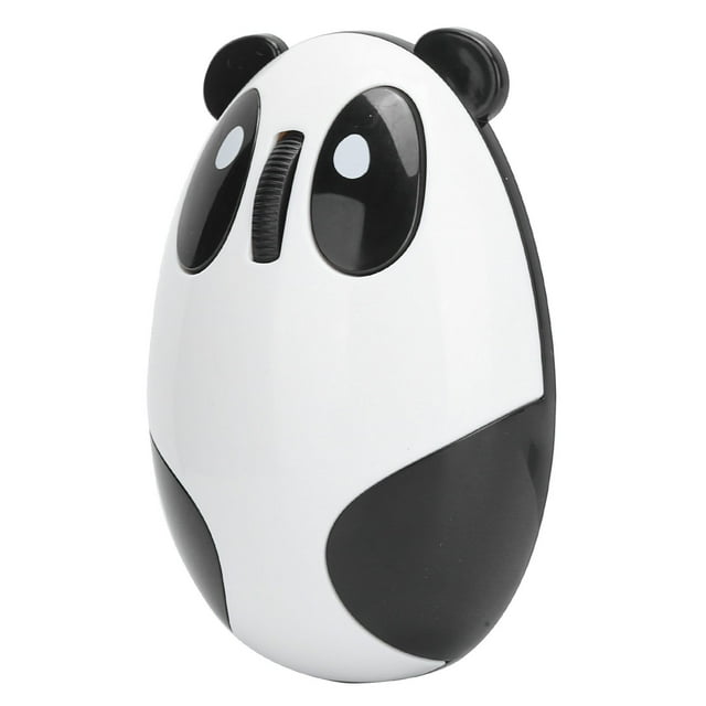 2.4G 1200dpi Wireless Cute Mouse, Optical Panda Computer Mouse Panda Shape Mouse, Plug And Play For Win///Andriod/IOS PC Laptop