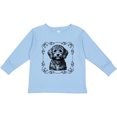 thumbnail image 3 of Inktastic Labradoodle Puppy Dog Girls Long Sleeve Toddler T-Shirt, 3 of 5