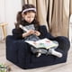 thumbnail image 2 of Sillas para niños MOMCAYWEX, sofá sherpa suave 2 en 1 para niños pequeños, azul oscuro, 2 of 6