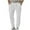 White, variant on Diufon Cotton Jogger Pants for Men Elastic Waist Drawstring Straight Leg Cropped Sweatpants with Pockets
