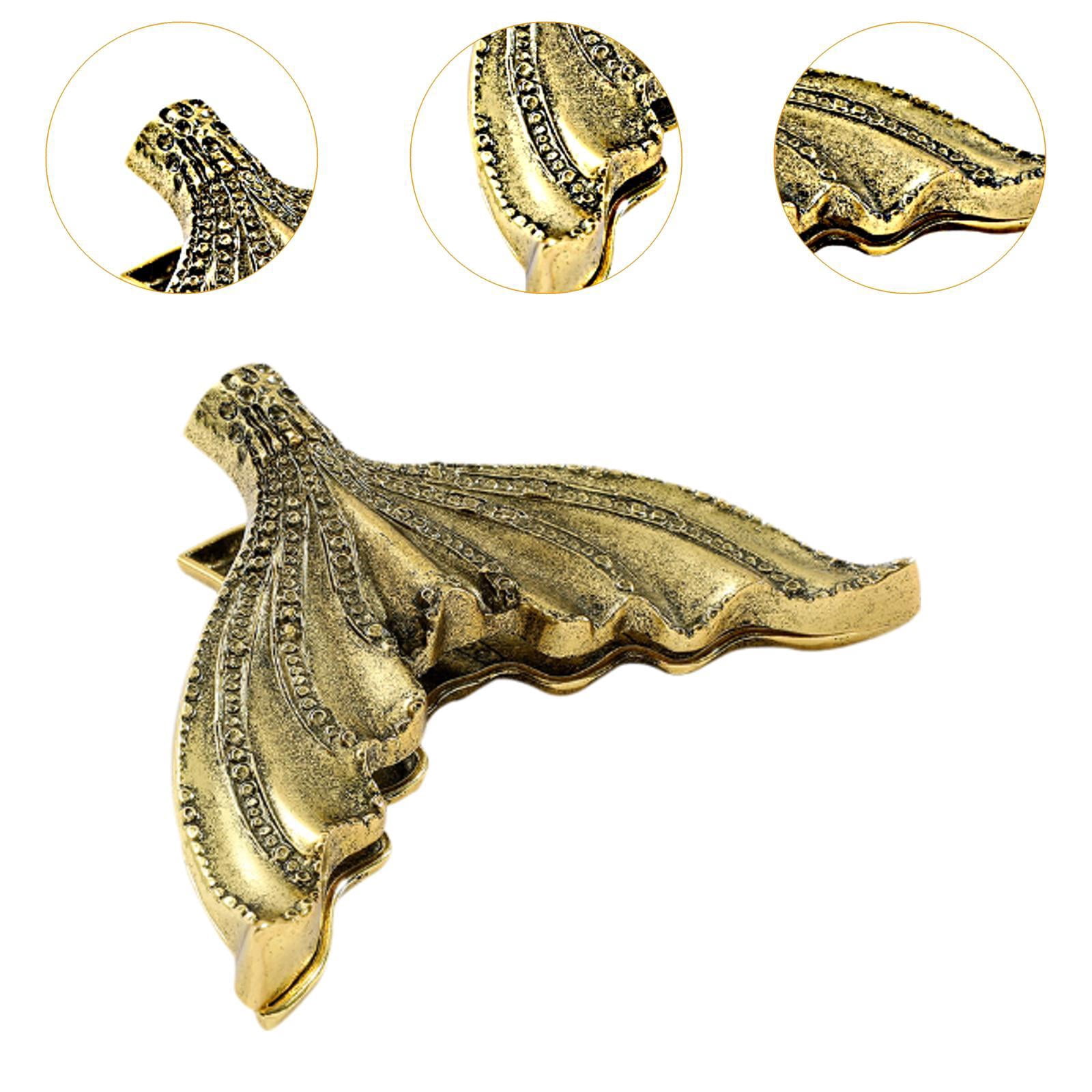 QccHieUs Fish Tail Book Clip Bookmark Reading Marker Page Holder for Men Women Teens Boys Old Gold