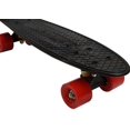 thumbnail image 2 of MoBoard 22" Vintage Style Graphic Complete Skateboard, Black/Red, 2 of 3