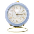 thumbnail image 2 of Reloj de Cuarzo de Metal, Reloj de Metal de Estilo Europeo Reloj Despertador Reloj de Metal Lograr más, 2 of 5