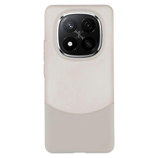 For Xiaomi Redmi Note 14 Pro+ 5G Case Dual Color Splicing Matte PC Phone Cover Large Camera Cutout -
