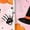 Hot Pink, variant on Lounge Sets for Women Halloween Pumpkin Print 2026 Matching Funny Cute Fall Short Sleeve Satin Lightweight Breathable Soft Pajama Set Pink L