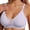 Purple, variant on MIONGO Seamless Nursing Bra for Women - Comfortable Maternity Underwear with Open Button Design for Breastfeeding and Pregnancy Support