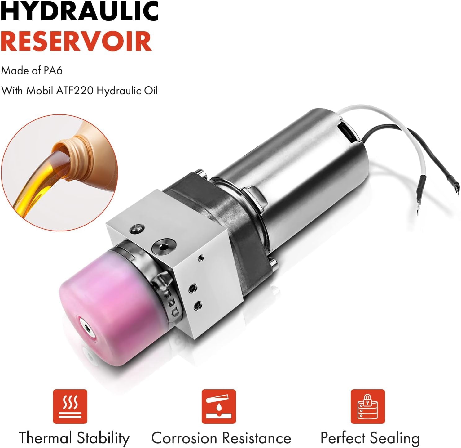 A-Premium Convertible Top Hydraulic Roof Pump Assembly Compatible with BMW E85 Z4 2003-2009 Convertible on Roof