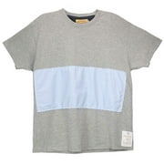 Beat Generation Men's Blue Handmade T-Shirt Graphic - XL