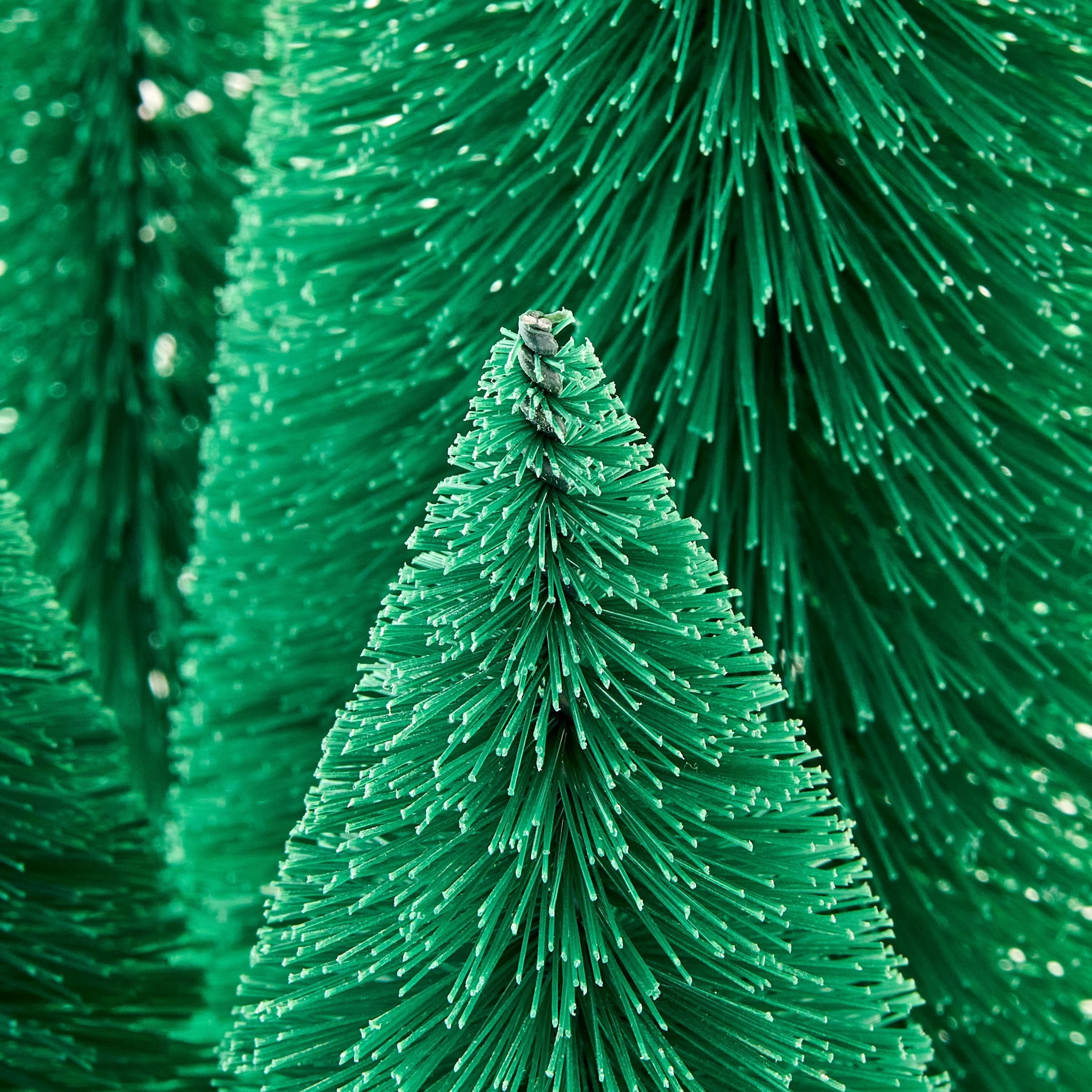 16-Piece Christmas Village Tree Set, Green, by Holiday Time