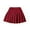 A04-Wine, variant on Girl Pleated Skort Tennis Skirt with Shorts Stretch Waist Girls Skater Culottes