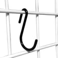 thumbnail image 1 of Gridwall S Hook, S Shaped Hook for Retail Grid Displays, 2.75" H with 1.25" Upturn, Black, 50 Pack, 1 of 5