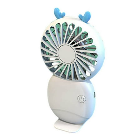 

Pocket Fan Handheld Portable USB Rechargeable Cartoon Cat Fans Outdoor