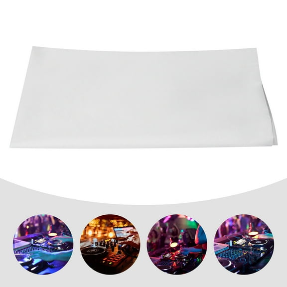 DJ Display Stand Scrim DJ Event Booth Facade Scrims DJ Stand Decorative White DJ Display Stand Scrim