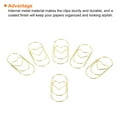 thumbnail image 4 of Papel Clip Corazón-Forma Lindo Decorativo Unique Bargains 2 Pulgadas Dorado Tono Paquete de 20, 4 of 5