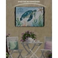 thumbnail image 6 of Outdoor TV Cover 30 to 32 Inch Weatherproof, Sea Turles Starfish Waterproof TV Screen Protector for Outside Decor with Zipper and Pocket 30"L x 19"H&nbsp; , Ocean Seaweed Blue, 6 of 7