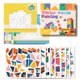 thumbnail image 1 of Juguetes de piscina, juguetes para bebés, juguetes para niños pequeños, rompecabezas de pegatinas para niños, dibujo de coche, rompecabezas de pegatinas para hacer uno mismo, juego de entrenamiento de, 1 of 3