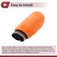 thumbnail image 5 of Protector de pomo de cambio de coche universal Unique Bargains, cubierta de pomo de cambio, cubierta de freno de mano, cubierta de pomo de cambio de felpa naranja, 5 of 7