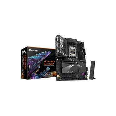 GIGABYTE X870 AORUS ELITE WIFI7 AM5 LGA 1718, ATX, DDR5, 4x M.2, PCIe 5.0, USB4, Wi-Fi 7, 2.5GbE LAN, EZ-Latch, 5-Year Warranty