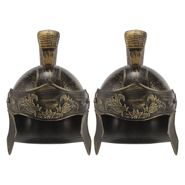 2 cascos de soldado romano, casco de disfraz de guerrero medieval, casco romano, accesorios para cosplay