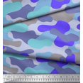 thumbnail image 3 of Soimoi polyester Crepe Fabric Two Tone With Grey Camouflage Print Sewing Fabric Yard 52 Inch Wide, 3 of 3
